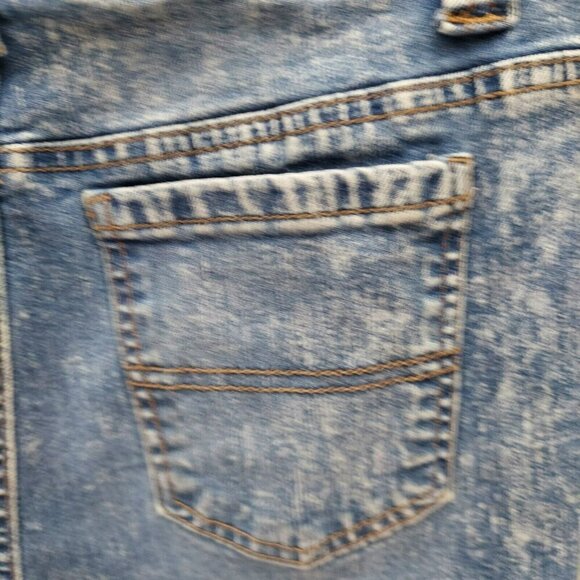 Epic Threads Jeans Women's 26 Blue Acid Wash Straight Jeans Some Stretch Flare - Picture 15 of 16